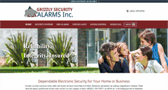 Desktop Screenshot of grizzlyalarms.com